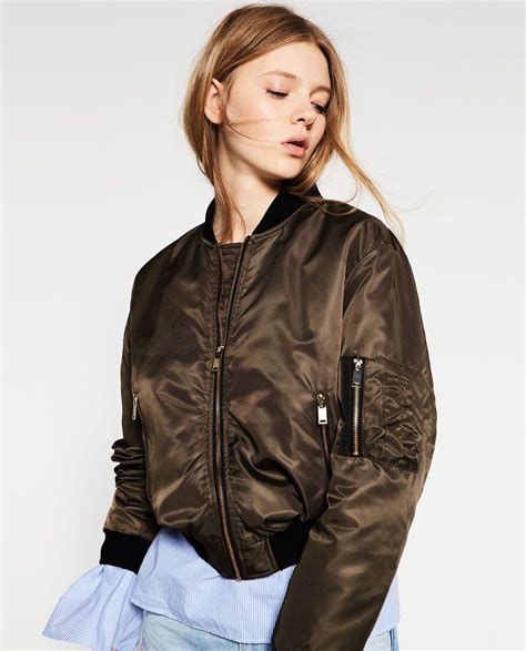 zara bomber|bomber jacket winter women.